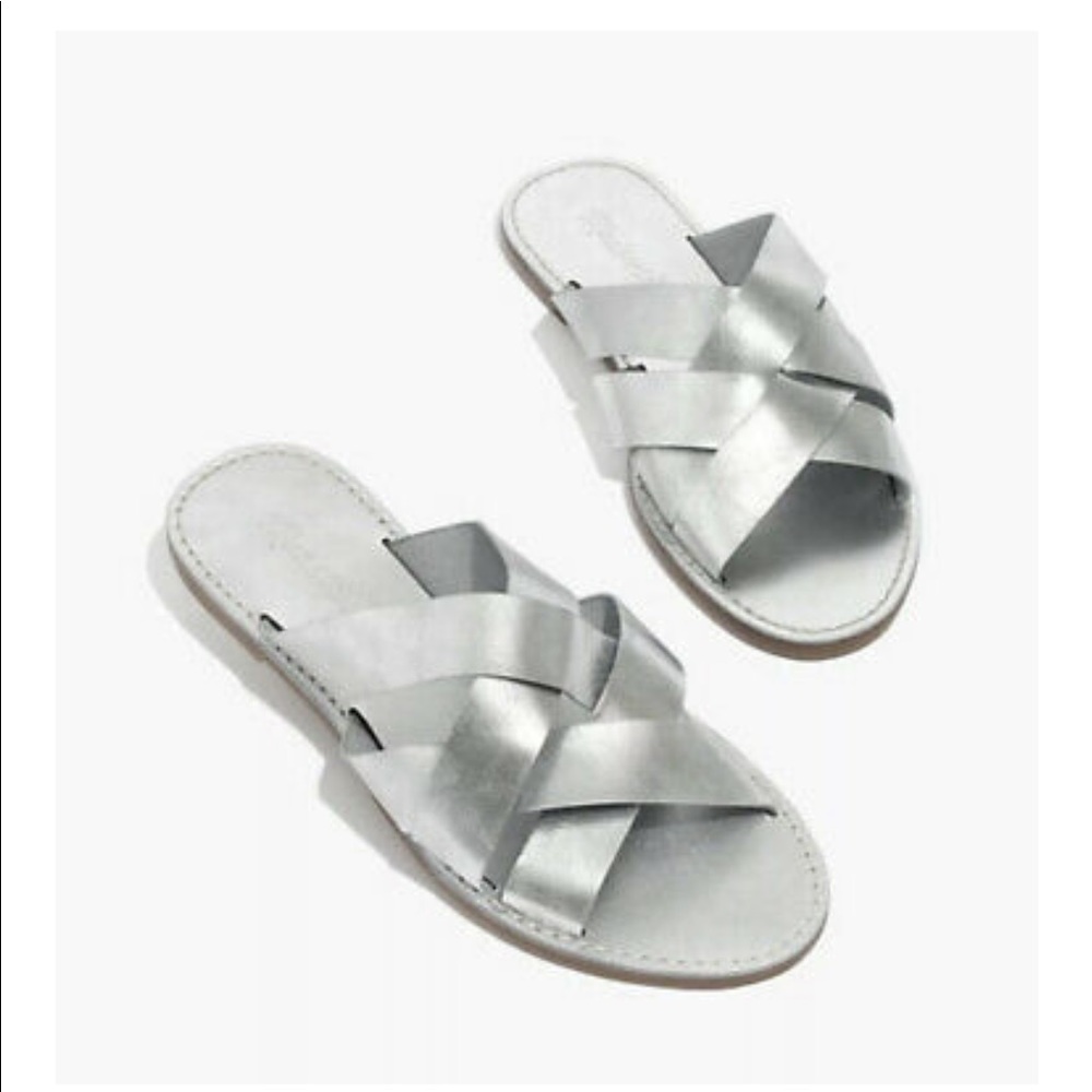 Madewell Criss Cross slides